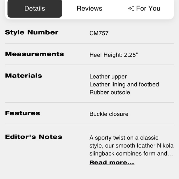 Coach Nikola Pointed Toe Hybrid Slingback Pump, Size 7.5 - Picture 6 of 6